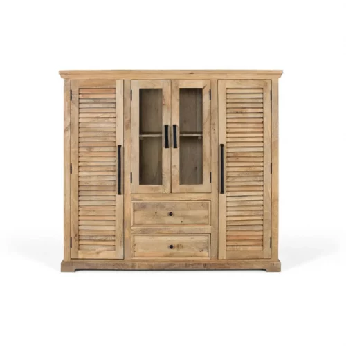 Alacena Fabricada en Madera de Mango 160x45x142 Cm - Giner y Colomer