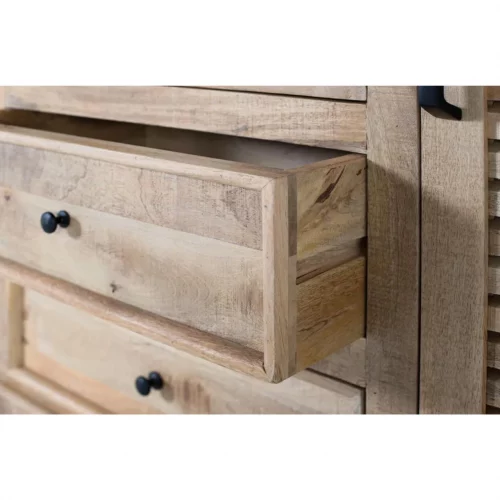 Alacena Fabricada en Madera de Mango 160x45x142 Cm - Giner y Colomer5