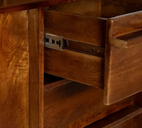Alacena en Madera Mango Marron 150x50x195 Cm - IXIA (2)