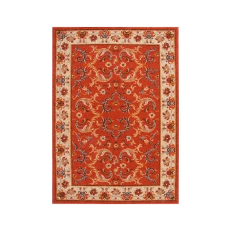 Alfombra Acrílica Frisse Colorido Actual Diseño Clásico J23 Granate - Sualsa (2)