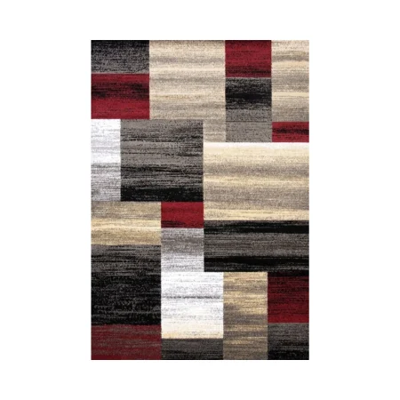 Alfombra Acrílica Frisse Colorido Actual Diseño Moderno 103 Granate - Sualsa (3)