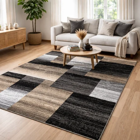 Alfombra Acrílica Frisse Colorido Actual Diseño Moderno 103 Gris - Sualsa (1)