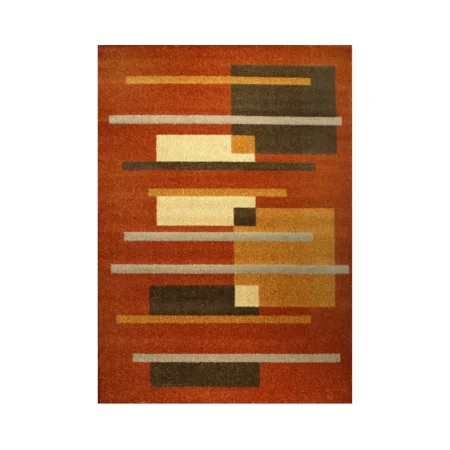 Alfombra Acrílica Frisse Colorido Actual Diseño Moderno J-07 Caldera - Sualsa (3)