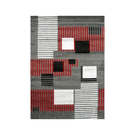 Alfombra Acrílica Frisse Colorido Actual Diseño Moderno J-15 Gris – Sualsa (3)