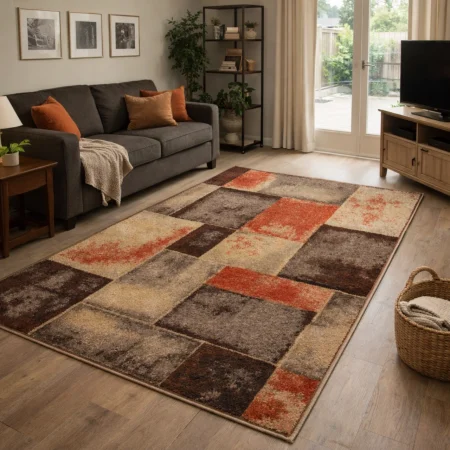 Alfombra Acrílica Frisse Colorido Actual Diseño Moderno J24 Beig – Sualsa (1)