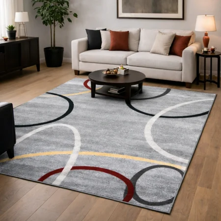 Alfombra Acrílica Frisse J-10 Gris Claro - Sualsa (1)