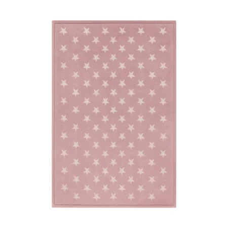 Alfombra Acrílica Mod.Nerea Diseño Infantil Atractivo Estrellas Rosa - Sualsa (2)
