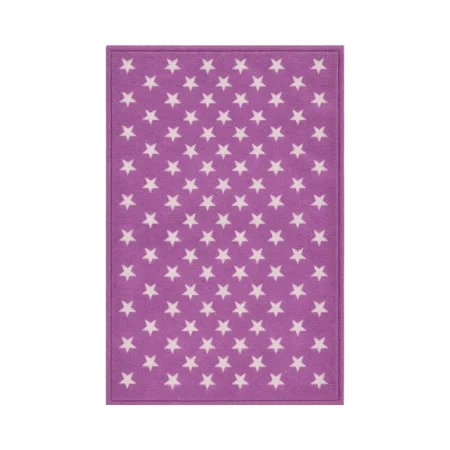 Alfombra Acrílica Nerea Diseño Infantil Estrellas Lila - Sualsa (2)