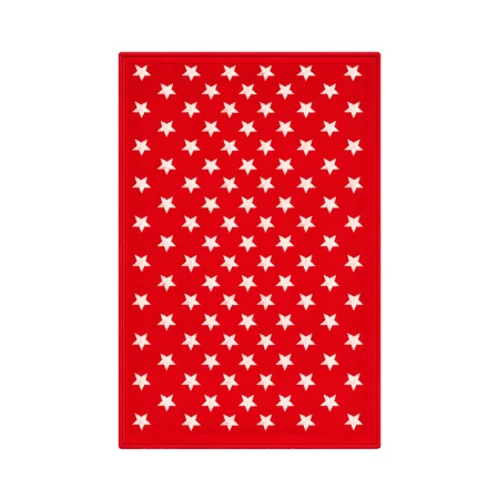 Alfombra Acrílica Nerea Diseño Infantil Estrellas Rojo - Sualsa (2)