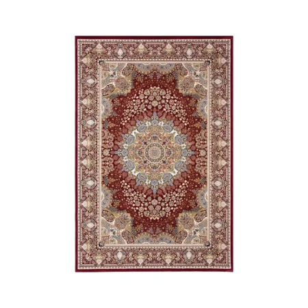 Alfombra Acrílica Palace Estilo Nain Clasica 1802 Granate - Sualsa (2)