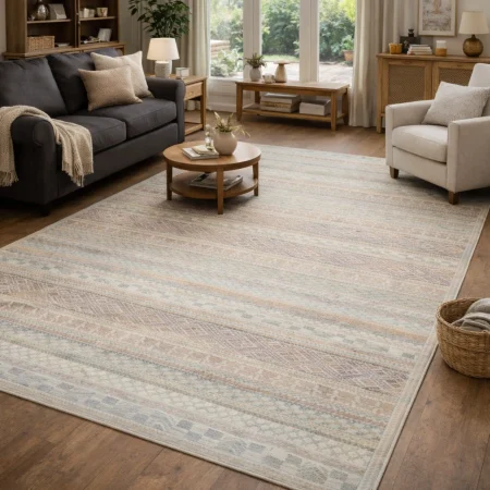 Alfombra Acrílica Palace Tejida Con Viscosa Riqueza De Colores 364 Salmón - Sualsa (1)