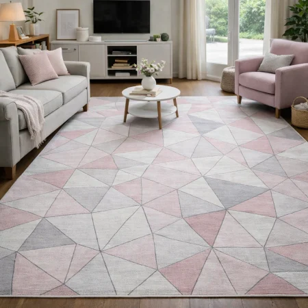 Alfombra Acrílica Palace Tejida Con Viscosa Riqueza De Colores 934 Salmón - Sualsa (1)