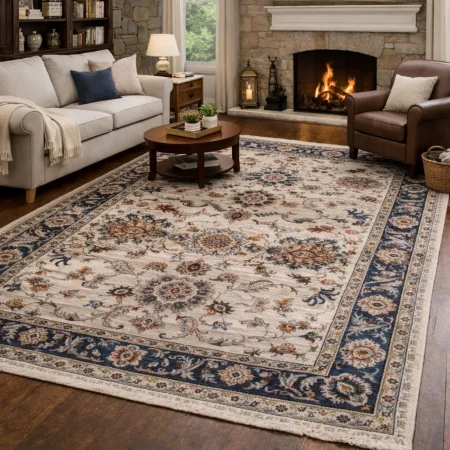 Alfombra Acrílica Picasso Estilo Clásico 887 Beig - Sualsa (1)