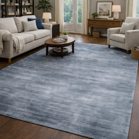 Alfombra Acrílica Picasso Lisa Fabricada Con Alta Densidad Liso Gris - Sualsa (1)