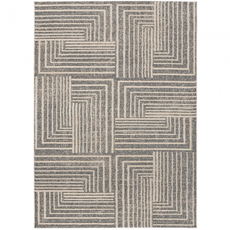 Alfombra Contemporánea Paula 2888 Gris - Universal (1)