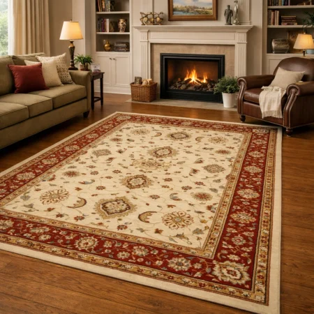 Alfombra De Lana Bali Clásica Fabricada Con Materiales Nobles 781 Beig - Sualsa (1)