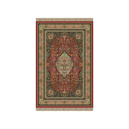 Alfombra De Lana Persia Clásica Inspiración Oriental Con Materiales Nobles 820 Granate - Sualsa (2)