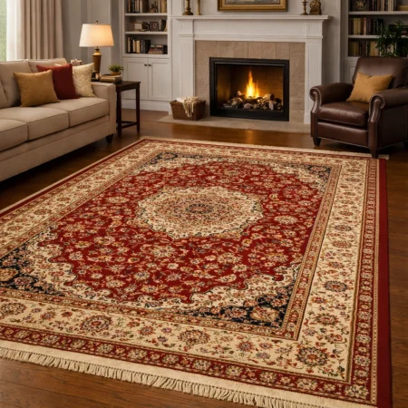 Alfombra De Lana Persia Clásica Inspiración Oriental Con Materiales Nobles 868 - Sualsa (1)