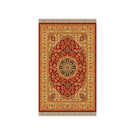 Alfombra De Lana Persia Estilo Nain Clásica Con Materiales Nobles 813 Granate - Sualsa (2)