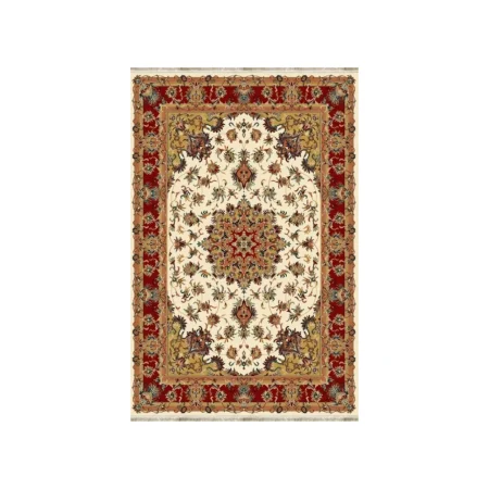 Alfombra De Lana Persia Estilo Nain Clásica Con Materiales Nobles 872 Beige - Sualsa (2)