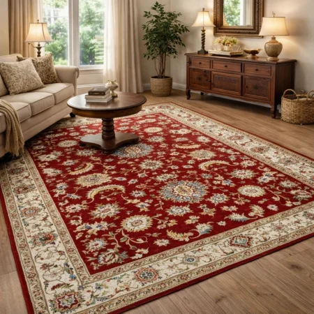 Alfombra De Lana Persia Estilo Zigler Fabricada Con Materiales Nobles 884 - Sualsa (1)