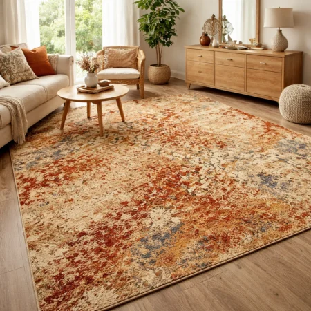 Alfombra De Lana Persia Moderna Fabricada Con Materiales Nobles 881 - Sualsa (1)