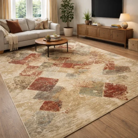 Alfombra De Lana Persia Moderna Fabricada Con Materiales Nobles 891 - Sualsa (1)