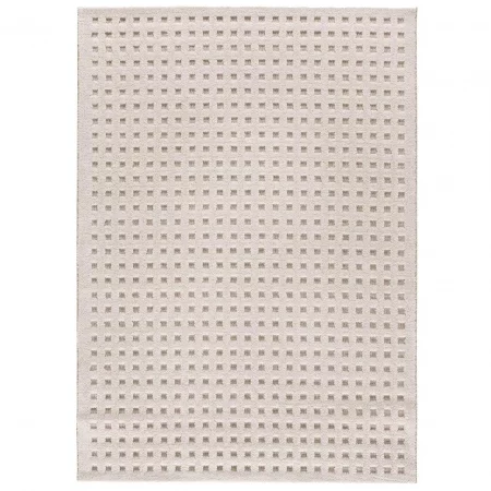 Alfombra Diseño Cuadros en Relieve Diena 40418 Blanco - Universal (1)