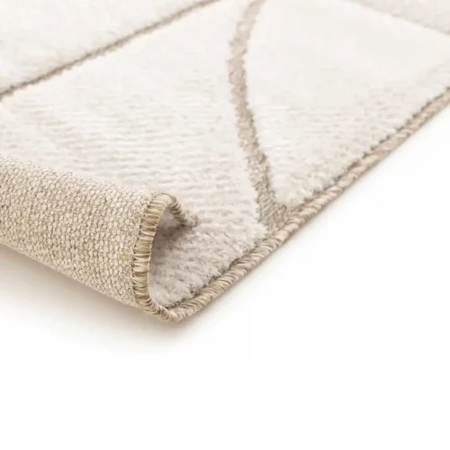 Alfombra Diseño Étnico en Relieve Diena 40406 Blanco - Universal (3)