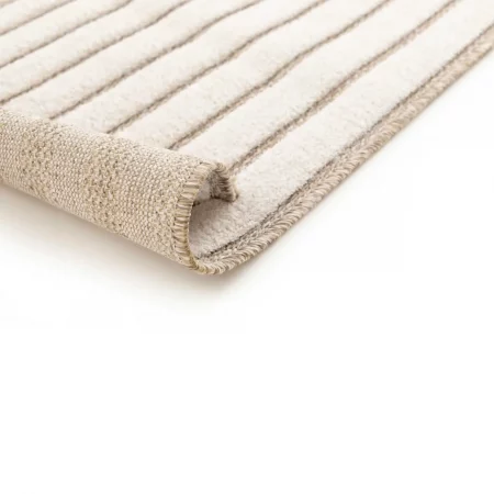 Alfombra Diseño Geométrico en Relieve Diena 40424 Blanco - Universal (3)