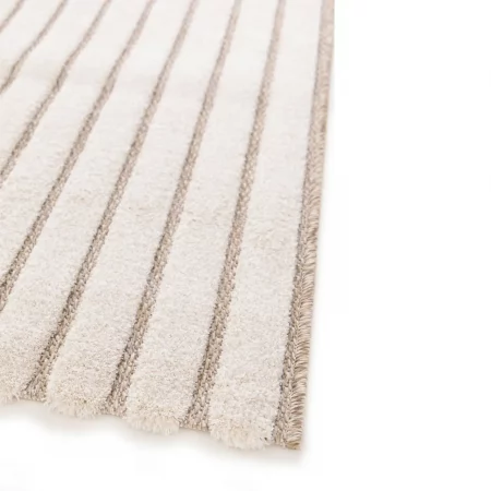 Alfombra Diseño Geométrico en Relieve Diena 40424 Blanco - Universal (6)