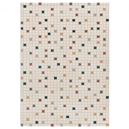 Alfombra Estilo Damero con Relieve Karisma 12764 Multicolor - Universal (1)