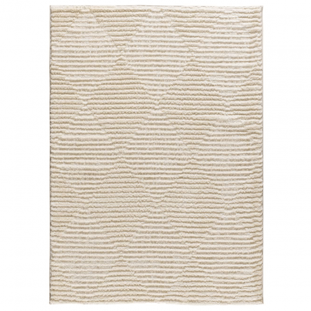 Alfombra Estilo Escandinavo, Reciclada y con Relieve Lima 3500 Crema - Universal (1)