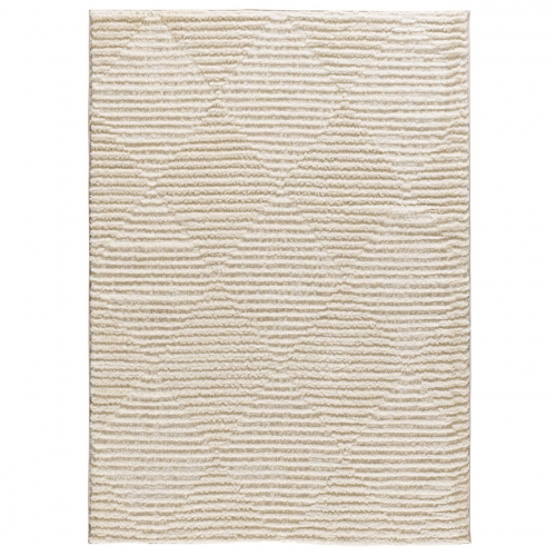 Alfombra Estilo Escandinavo, Reciclada y con Relieve Lima 3500 Crema - Universal (1)