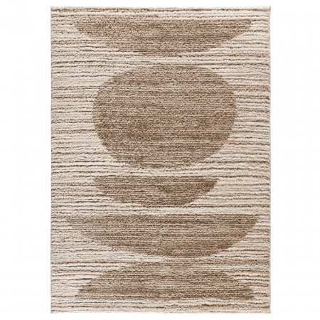 Alfombra Estilo Escandinavo, Reciclada y con Relieve Lima 3502 Beige - Universal (1)