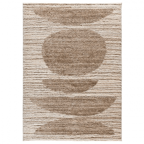 Alfombra Estilo Escandinavo, Reciclada y con Relieve Lima 3502 Beige - Universal (1)