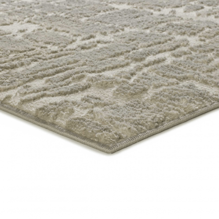 Alfombra Estilo Escandinavo, Reciclada y con Relieve Lima 3503 Plata - Universal (3)