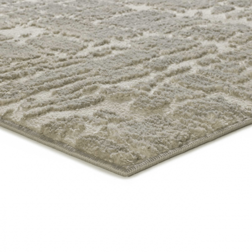 Alfombra Estilo Escandinavo, Reciclada y con Relieve Lima 3503 Plata - Universal (3)