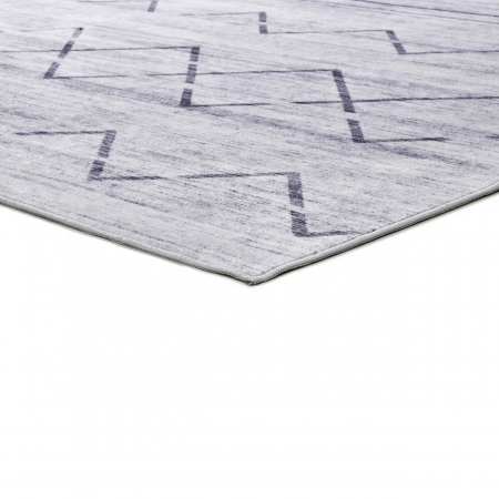 Alfombra Estilo Étnico Impresa Class 22066 Gris - Universal (3)