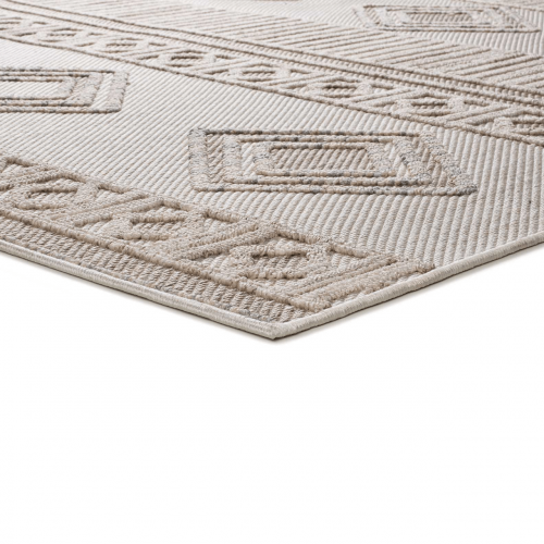 Alfombra Étnica con Relieve Element 8921 Beige - Universal (3)