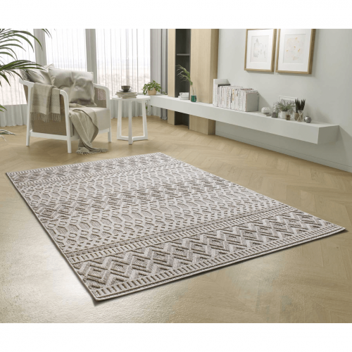 Alfombra Étnica con Relieve Element 8937 Beige - Universal (2)