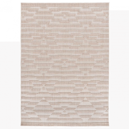 Alfombra Étnica con Relieve Element 8938 Visón - Universal (1)