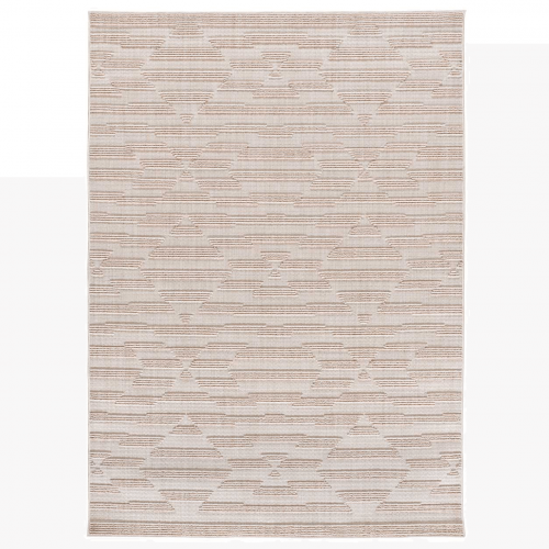 Alfombra Étnica con Relieve Element 8938 Visón - Universal (1)