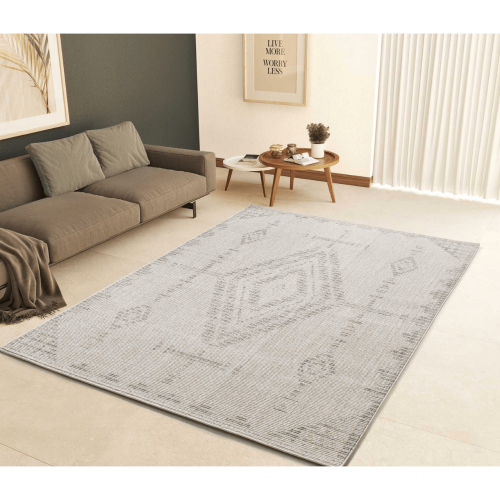 Alfombra Étnica con Relieve Element 9166 Beige - Universal (2)
