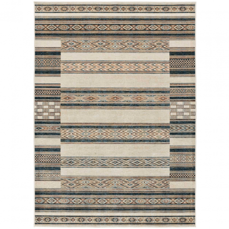 Alfombra Étnica en Viscosa Antalia 109 Multicolor - Universal (1)