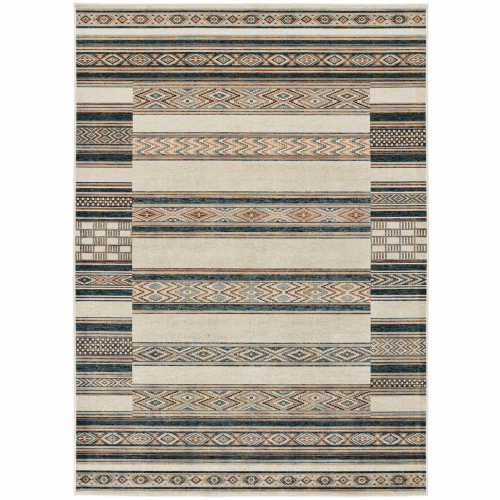 Alfombra Étnica en Viscosa Antalia 109 Multicolor - Universal (1)