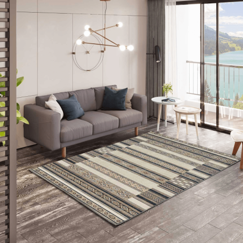 Alfombra Étnica en Viscosa Antalia 109 Multicolor - Universal (2)