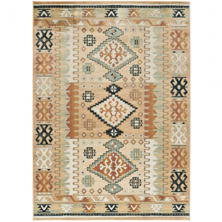Alfombra Étnica en Viscosa Antalia 711 Multicolor - Universal (1)