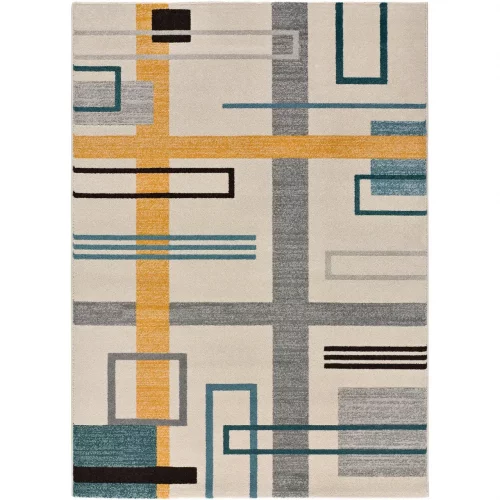 Alfombra Geométrica Debbi 12328 Multicolor - Universal-1
