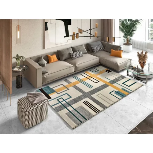 Alfombra Geométrica Debbi 12328 Multicolor - Universal-7